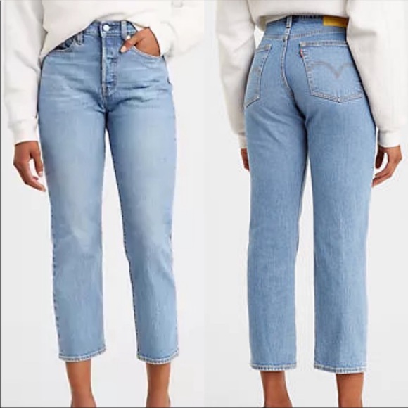 Levi’s Small High rise wedgie straight leg jeans in luxor size 28 - Picture 15 of 16